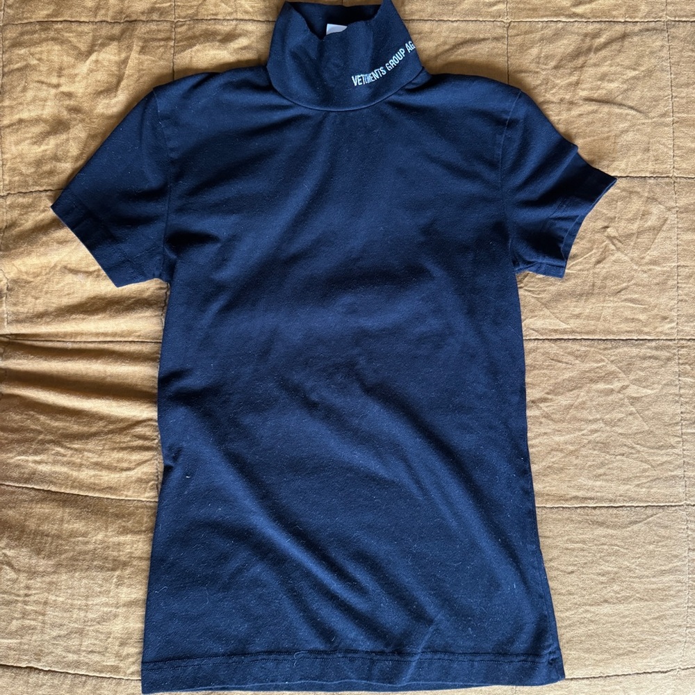 Vetements Black Turtleneck Shirt